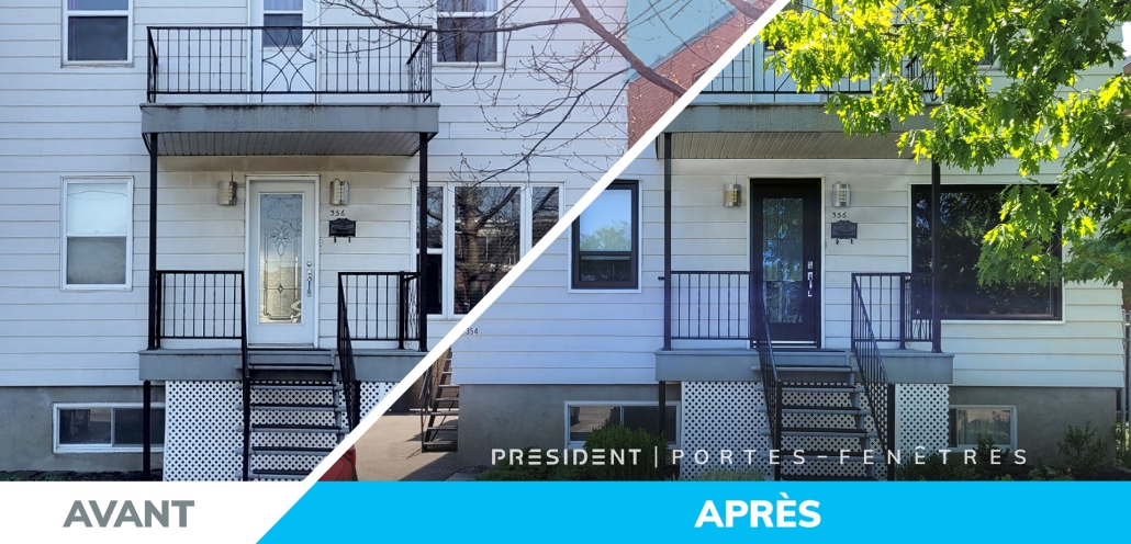 Portes et fenêtres - avant et apres